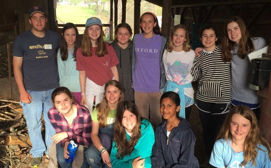 Middle School students visit Heifer Village
