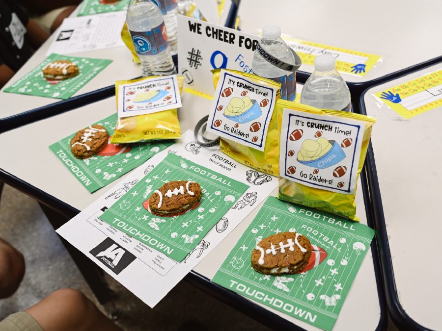 Raiders Visit Football Buddies In Classrooms Jackson Academy